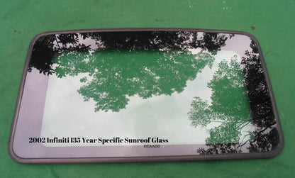 2002 INFINITI I35 YEAR SPECIFIC OEM FACTORY SUNROOF GLASS FREE SHIPPING - RarePartsFinder.Com