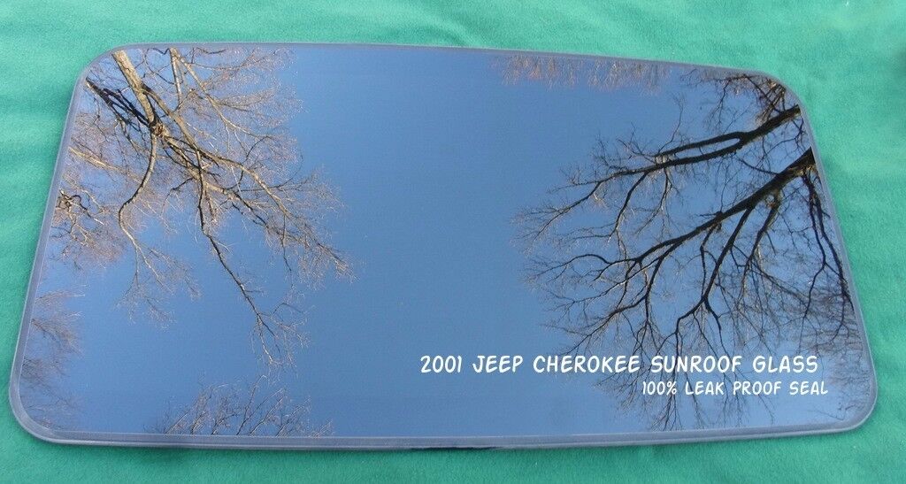 2001 JEEP CHEROKEE OEM YEAR SPECIFIC SUNROOF GLASS 100% NO LEAK  FREE SHIPPING - RarePartsFinder.Com