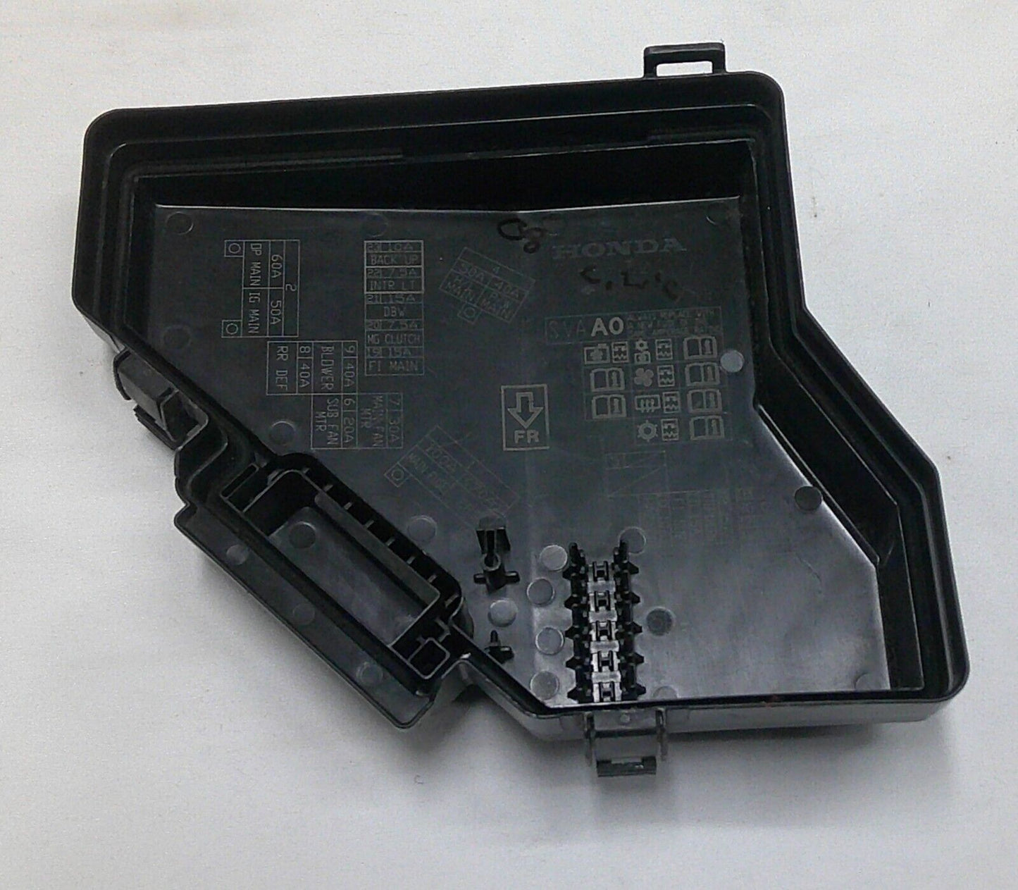 2006 - 2011 Honda Civic Engine Compartment Relay Fuse Cover Lid R2 38256-SNC-A03 - RarePartsFinder.Com