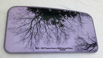 12 - 17 TOYOTA CAMRY OEM FACTORY SUNROOF GLASS NO ACCIDENT FREE SHIPPING! - RarePartsFinder.Com