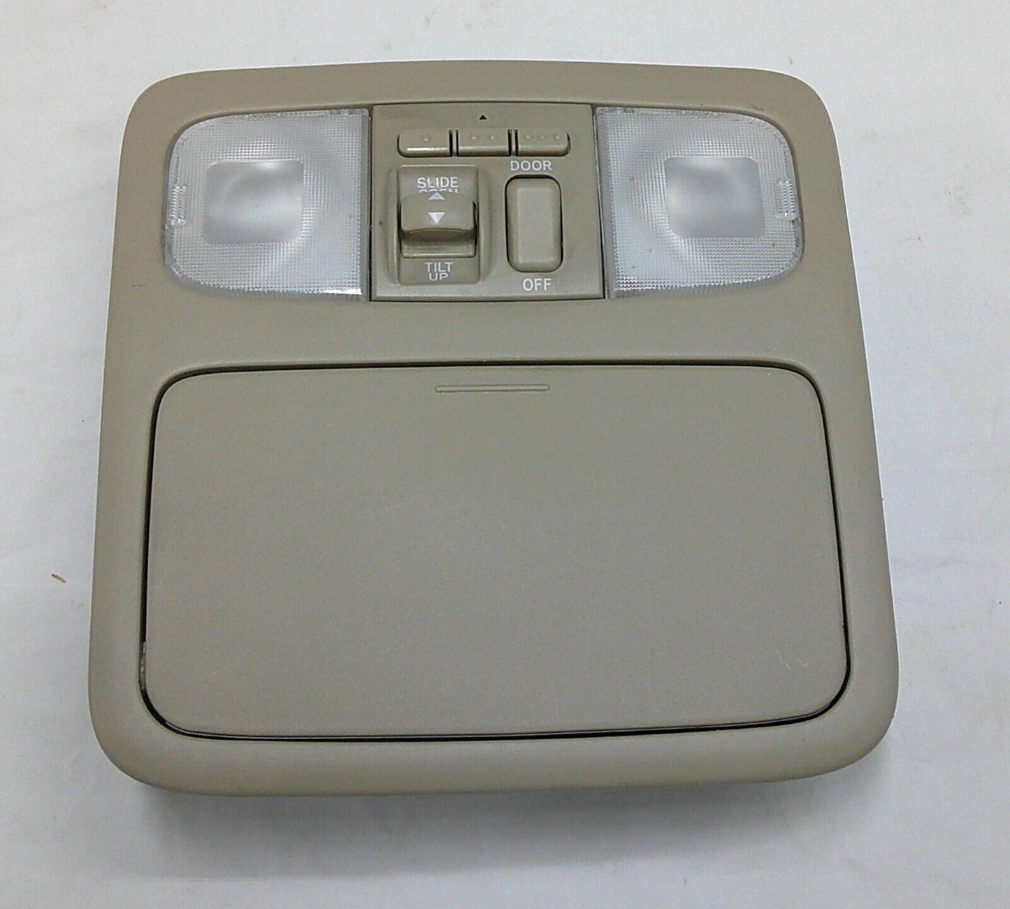 04-07 Toyota Highlander Overhead Console Dome Map Light BEIGE FREE SHIPPING B8 - RarePartsFinder.Com