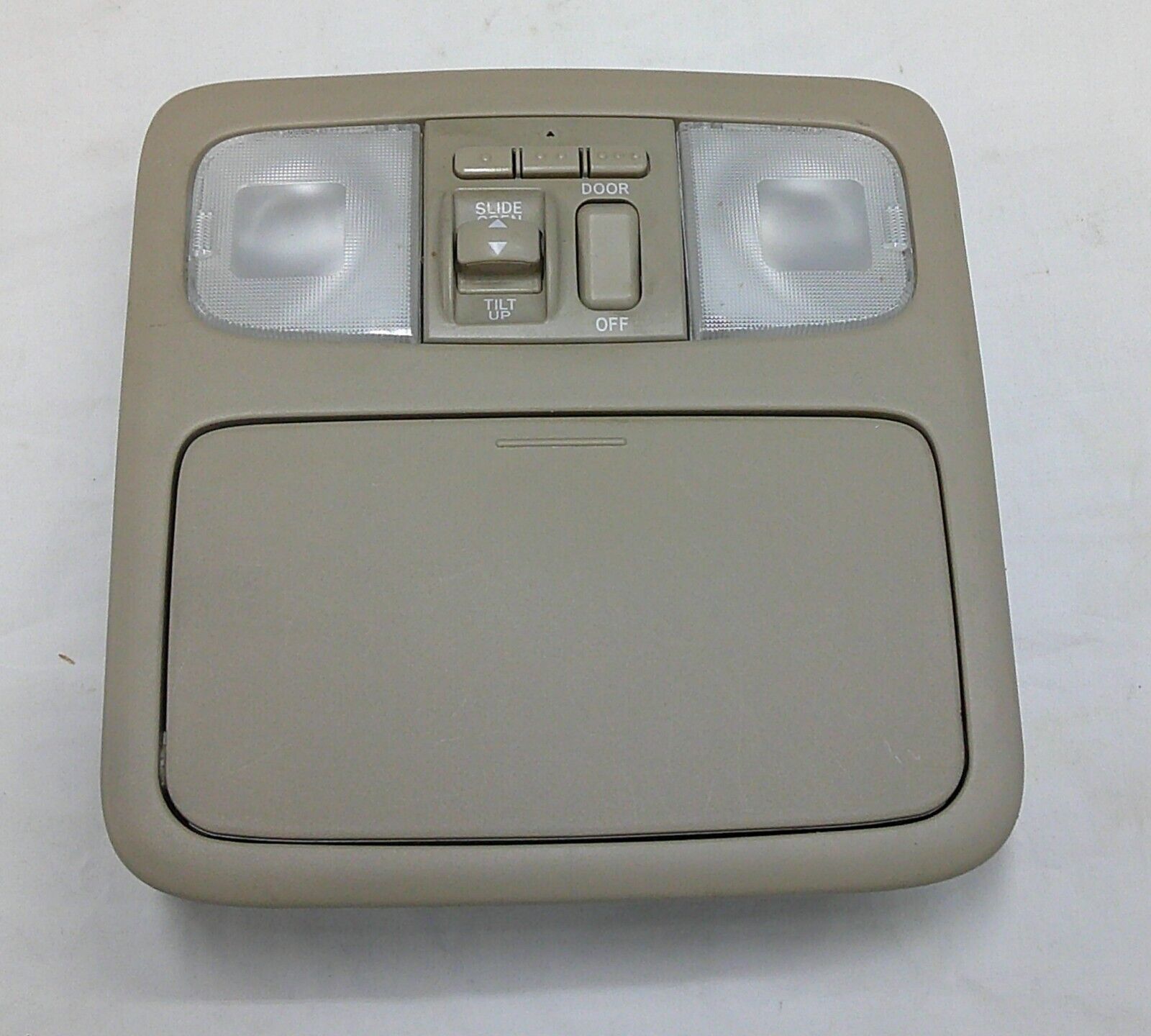 04-07 Toyota Highlander Overhead Console Dome Map Light BEIGE FREE SHIPPING B8 - RarePartsFinder.Com