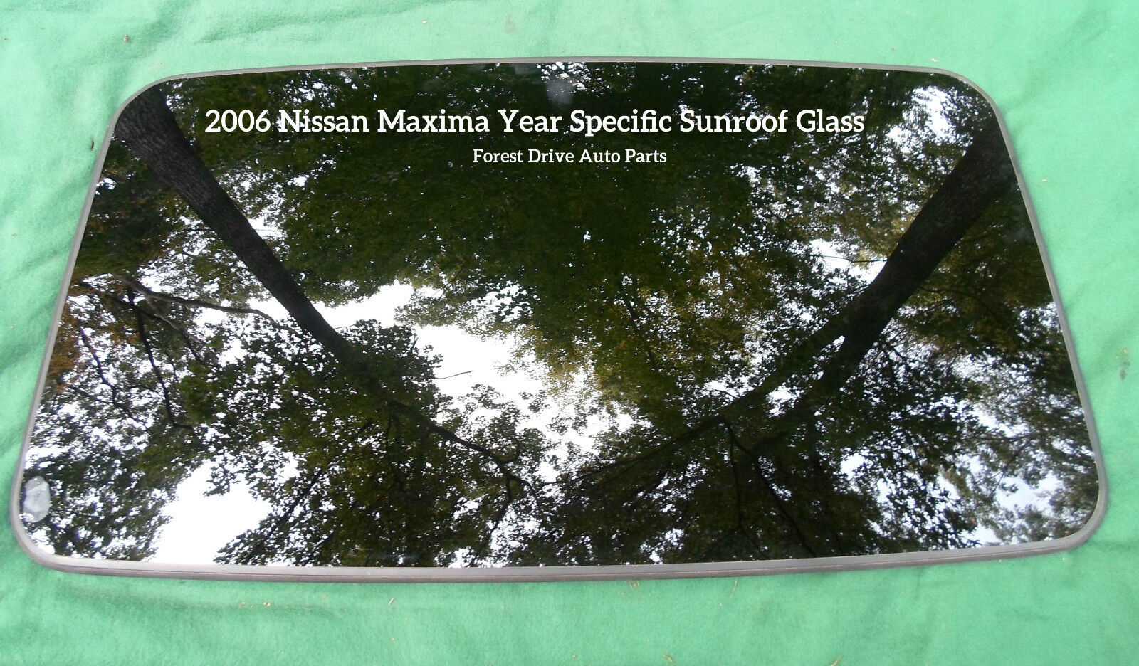 2006 NISSAN MAXIMA YEAR SPECIFIC OEM FACTORY SUNROOF GLASS FREE SHIPPING - RarePartsFinder.Com