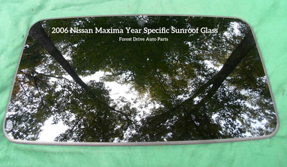 2006 NISSAN MAXIMA YEAR SPECIFIC OEM FACTORY SUNROOF GLASS FREE SHIPPING - RarePartsFinder.Com