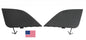 Right & Left Front Bumper Tow Eye Cap Set for Toyota Rav4 2016-2018 Free Ship!