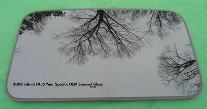 2008 YEAR SPECIFIC INFINITI FX35 OEM FACTORY SUNROOF GLASS FREE SHIPPING!