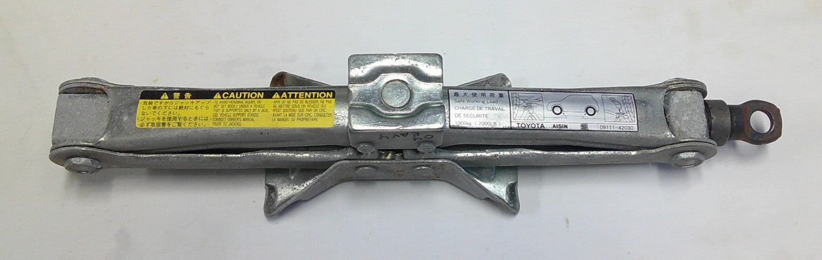 1996 - 2004 Toyota RAV4  Emergency Spare Tire Jack OEM 09110-42020 09111-42010