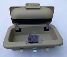 1999 - 2003 TOYOTA SOLARA OVERHEAD SUNGLASS HOLDER CASE TAN ROOF OEM A1 - RarePartsFinder.Com