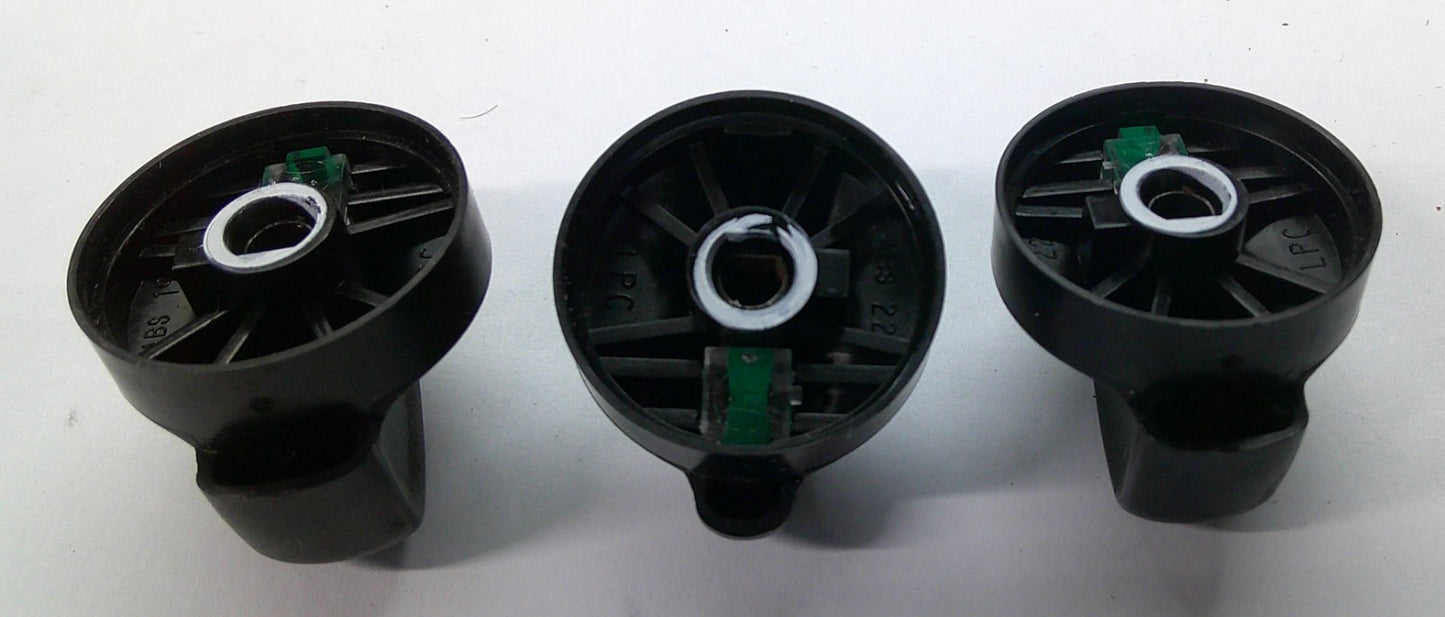 1996 MERCURY COUGAR DASHBOARD GREEN CLIMATE CONTROL KNOB SET AC OEM