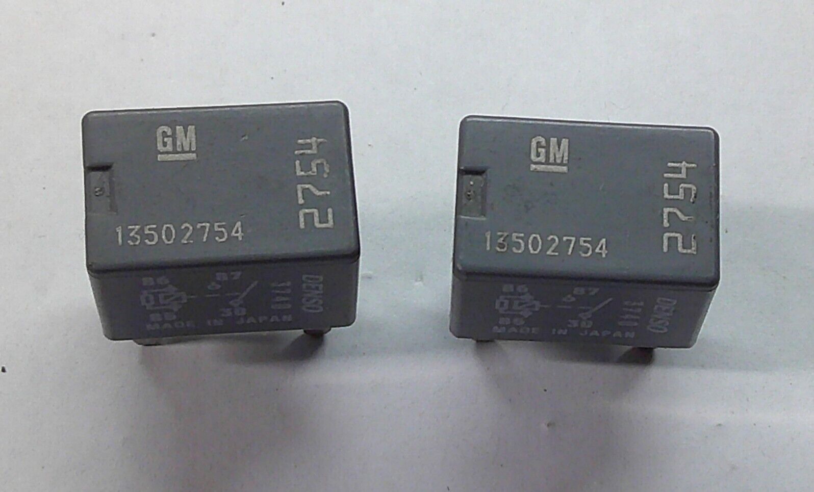 GM OEM 13502754  2754  RELAY SET  1 YEAR WARRANTY TESTED FREE SHIPPING GM3 - RarePartsFinder.Com