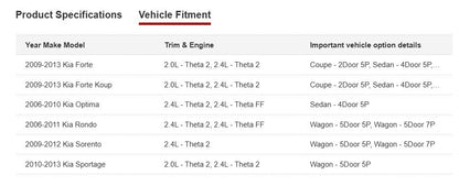 KIA FORTE RONDO SORENTO ENGINE APPEARANCE COVER 29240-2G000 FREE SHIPPING EC2 - RarePartsFinder.Com