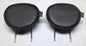 2007 - 2015 MINI COOPER OEM BLACK LEATHER REAR LEFT RIGHT HEADREST SET