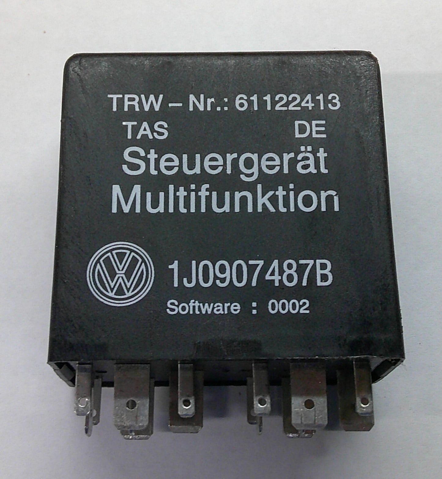 452 VW VOLKSWAGEN PASSAT AUDI STEERING WHEEL CONTROL RELAY MODULE 1J0907487B VW1 - RarePartsFinder.Com