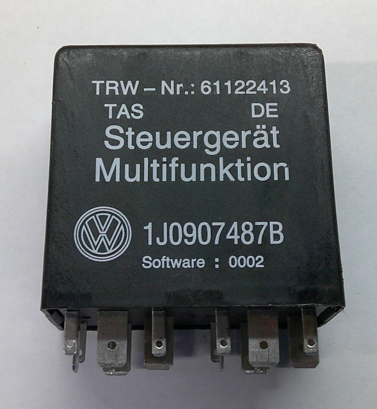 452 VW VOLKSWAGEN PASSAT AUDI STEERING WHEEL CONTROL RELAY MODULE 1J0907487B VW1 - RarePartsFinder.Com