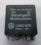 452 VW VOLKSWAGEN PASSAT AUDI STEERING WHEEL CONTROL RELAY MODULE 1J0907487B VW1 - RarePartsFinder.Com