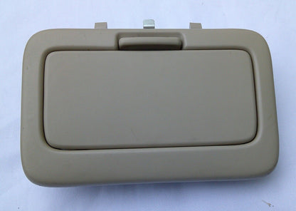 1999 - 2003 TOYOTA SOLARA OVERHEAD SUNGLASS HOLDER CASE TAN ROOF OEM A1 - RarePartsFinder.Com