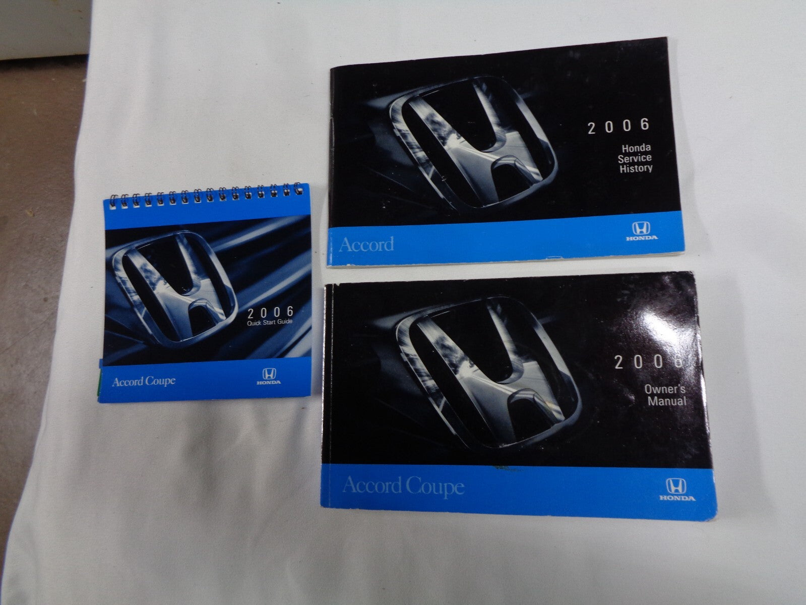2006 HONDA ACCORDE COUPE OWNERS MANUAL SET QUICK START GUIDE OEM FREE SHIPPING! - RarePartsFinder.Com
