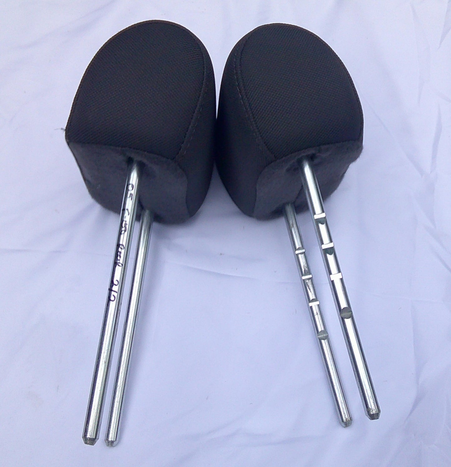 2004 - 2008 FORD F-150 F150 REAR HEADREST HEAD REST SET GRAY CLOTH OEM