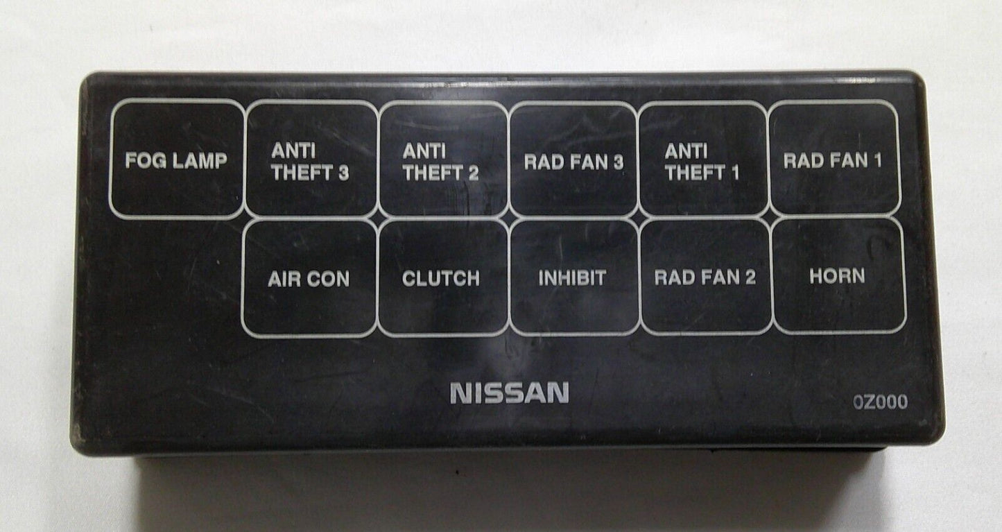 1998 - 2001 NISSAN ALTIMA FUSE RELAY COVER LID 24382-0Z000  B2 - RarePartsFinder.Com