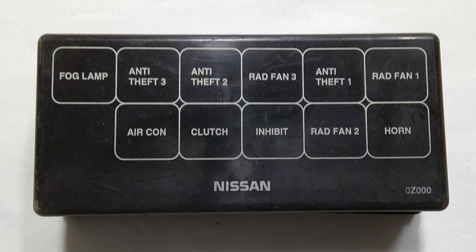 1998 - 2001 NISSAN ALTIMA FUSE RELAY COVER LID 24382-0Z000  B2 - RarePartsFinder.Com