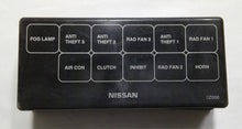 1998 - 2001 NISSAN ALTIMA FUSE RELAY COVER LID 24382-0Z000  B2 - RarePartsFinder.Com