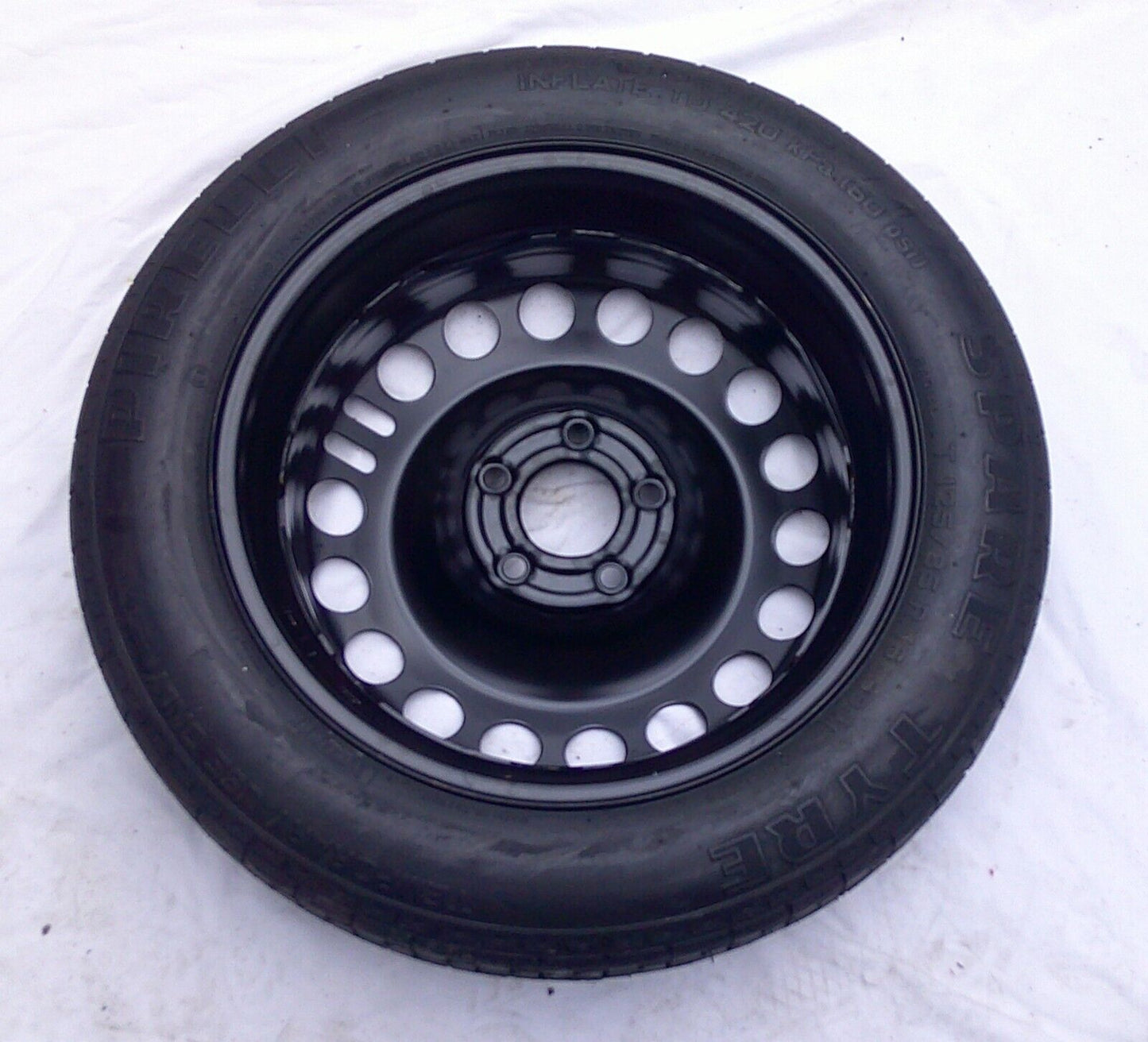NEW 08 - 11 Saab 9-3 Emergency Spare Tire Wheel Donut T125/85R16 OEM Free Ship - RarePartsFinder.Com