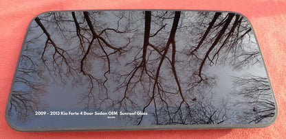 09 10 11 12 13 KIA FORTE SEDAN OEM FACTORY SUNROOF GLASS PANEL FREE SHIPPING - RarePartsFinder.Com