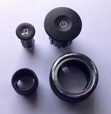 2010 - 2012 GMC ACADIA  RADIO STEREO CONTROL KNOB SET OEM - RarePartsFinder.Com