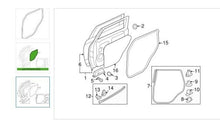 11 - 23 OUTLANDER SPORT DRIVER REAR DOOR ON BODY WEATHERSTRIP OEM 5755A269 W6 - RarePartsFinder.Com