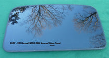 2007 - 2011 LEXUS ES300 OEM FACTORY SUNROOF GLASS NO ACCIDENT FREE SHIPPING! - RarePartsFinder.Com