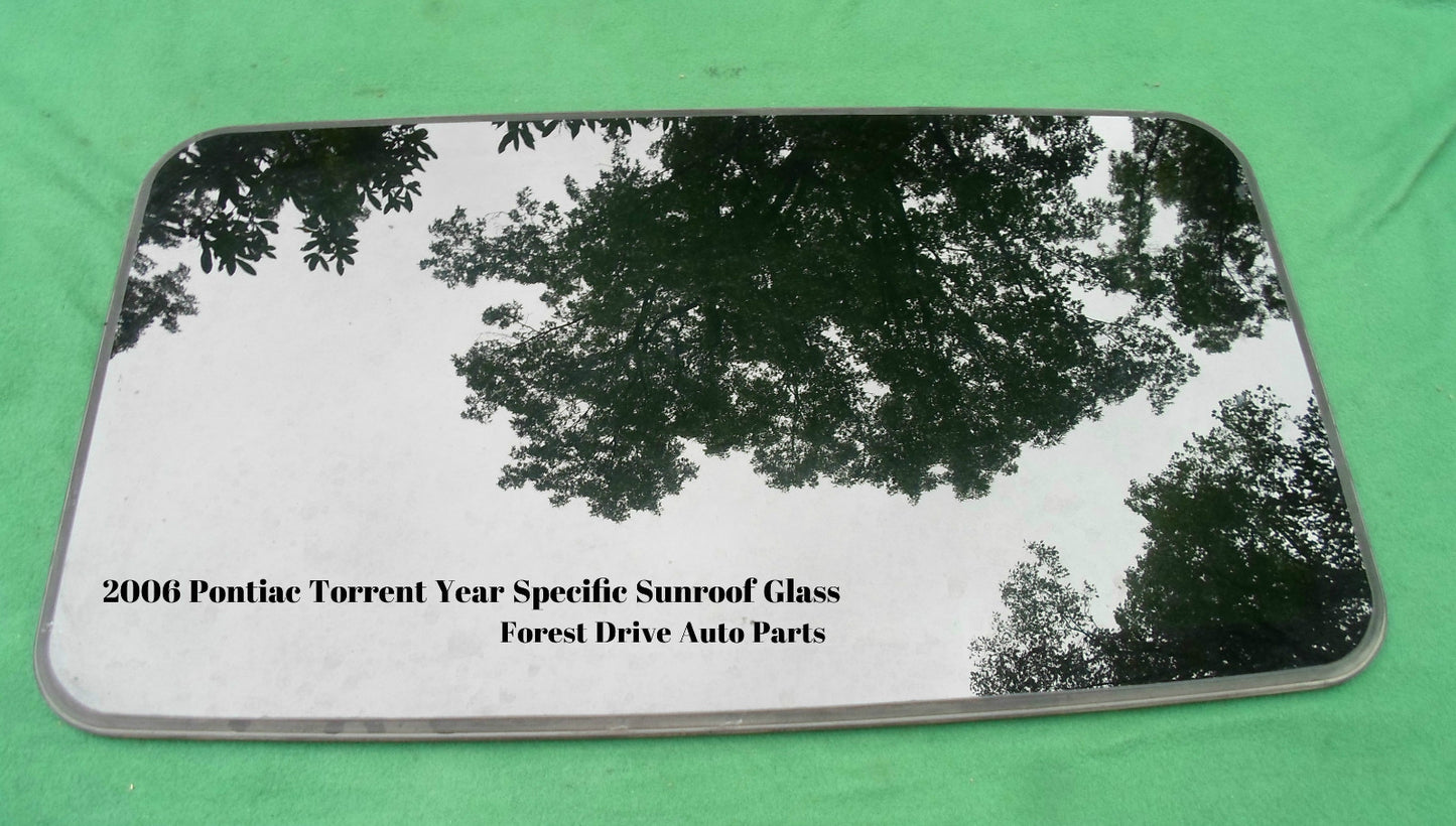 2006 PONTIAC TORRENT FACTORY YEAR SPECIFIC SUNROOF GLASS OEM  FREE SHIPPING! - RarePartsFinder.Com