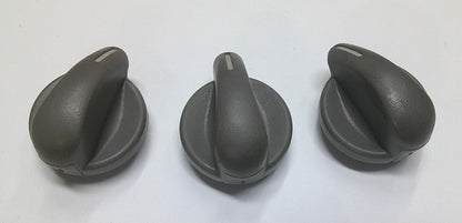 1995 - 2005 CAVALIER SUNFIRE GREY CLIMATE CONTROL  KNOB SET OEM FREE SHIPPING - RarePartsFinder.Com