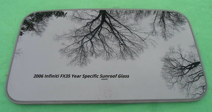 2006 YEAR SPECIFIC INFINITI FX35 OEM FACTORY SUNROOF GLASS