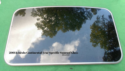2001 LINCOLN CONTINENTAL YEAR SPECIFIC OEM FACTORY  SUNROOF GLASS FREE SHIPPING!
