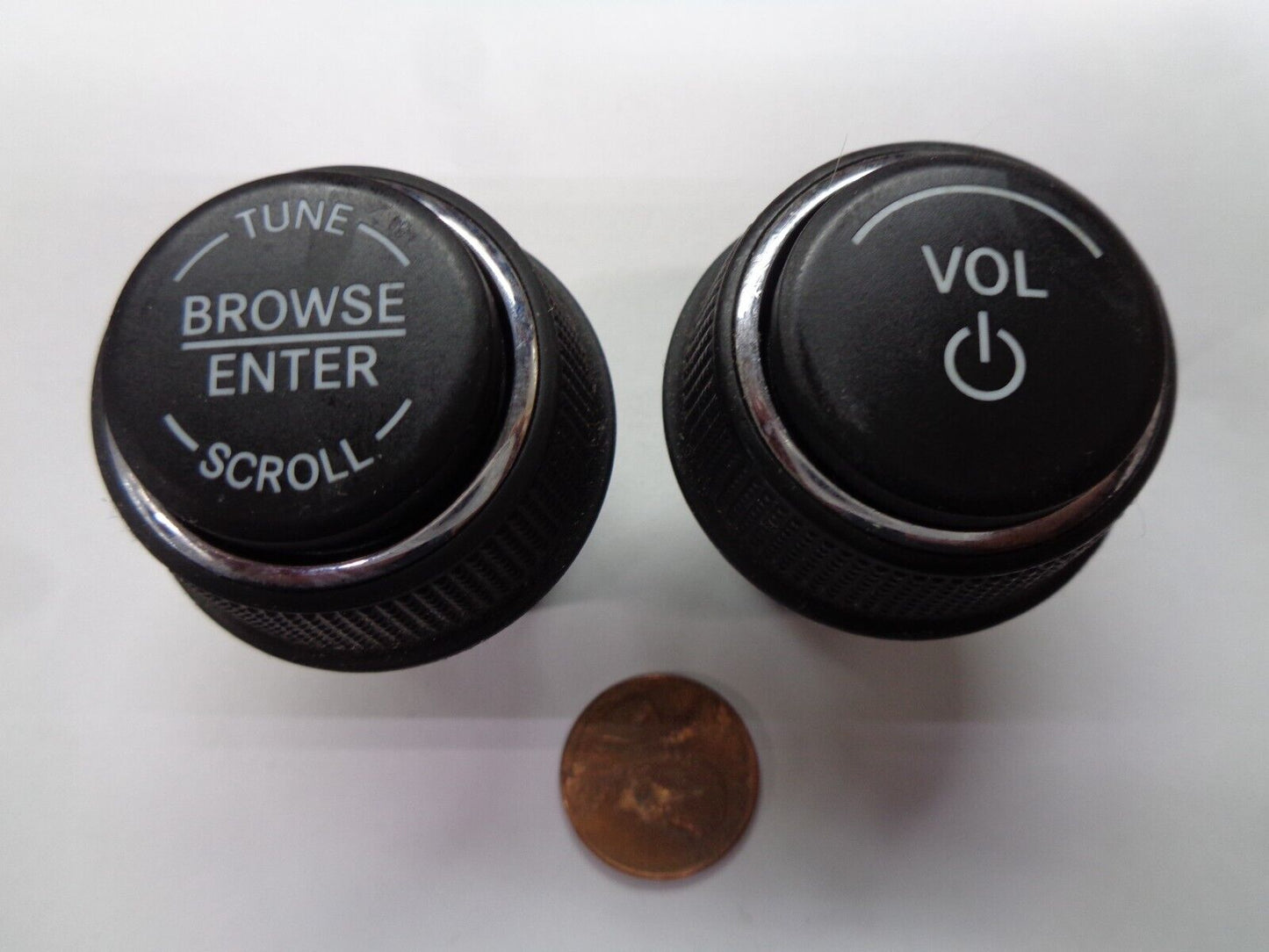 2013 - 2015 DODGE DART RADIO STEREO TUNER SELECTOR KNOB OEM SET FREE SHIPPING! - RarePartsFinder.Com