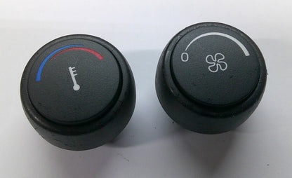06 - 10 VOLVO S40 C70 V50 OEM AC HEATER HVAC CLIMATE CONTROL KNOB SET FREE SHIP