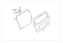 08 - 12 ESCAPE MARINER REAR HATCH ON BODY WEATHERSTRIP OEM 8L8Z-7843720-A W2 - RarePartsFinder.Com