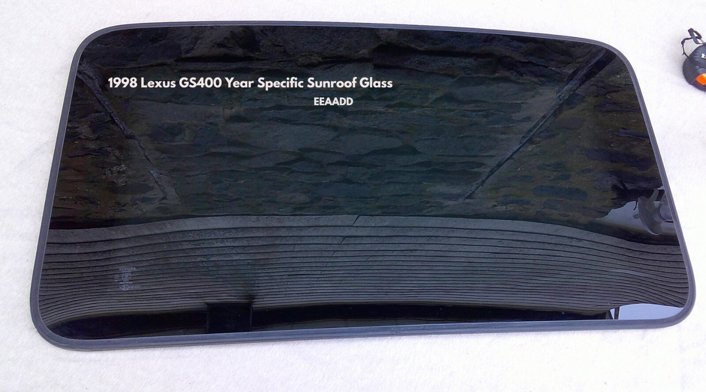 1998 LEXUS GS400 OEM FACTORY YEAR SPECIFIC SUNROOF GLASS FREE SHIPPING!