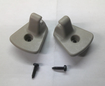 2004 - 2006 CHRYSLER PACIFICA SUN VISOR CLIP SET W/MOUNT SCREW OEM FREE SHIP SC1