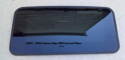 2003 - 2006 SUBARU BAJA SUNROOF GLASS OEM 65430AE12A