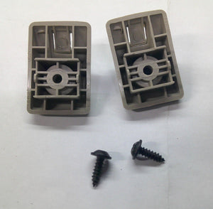 2011 - 2014 FORD FIESTA TAN SUN VISOR CLIP SET W/MOUNT SCREW OEM FREE SHIP SC1