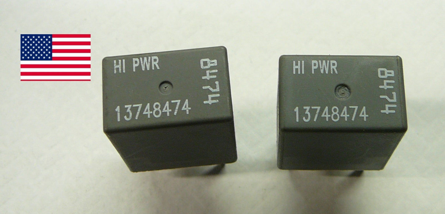 CHRYSLER DODGE JEEP 2 PC. RELAY SET 13748474 8474   1 YEAR WARRANTY OEM C3