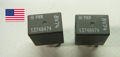 CHRYSLER DODGE JEEP 2 PC. RELAY SET 13748474 8474   1 YEAR WARRANTY OEM C3