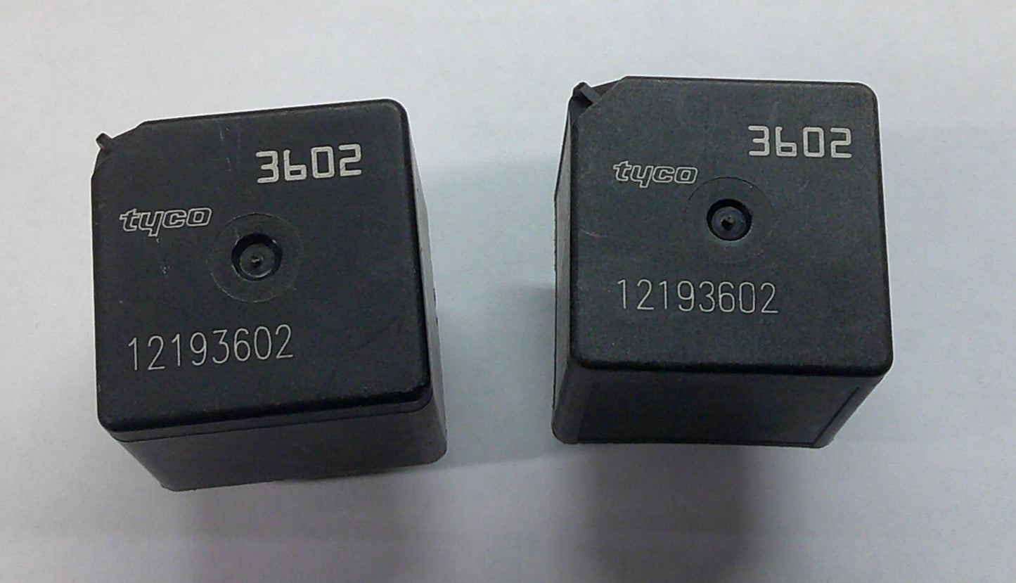 USA SELLER GM OEM TYCO RELAY SET  12193602 1 YEAR WARRANTY GM4