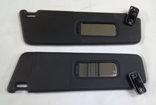 10 15 Camaro Driver Passenger Side Sun Visors Left Right Visor Black Pair B5 - RarePartsFinder.Com