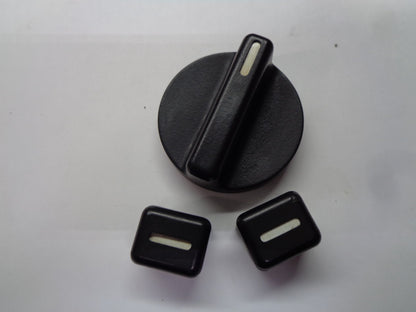 1989-1995 BMW 525i 535i CLIMATE CONTROL KNOB SET HVAC HEATER OEM FREE SHIPPING!