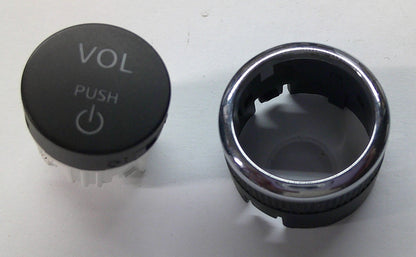 2017 NISSAN VERSA RADIO STEREO CONTROL VOLUME TUNER KNOB SET OEM 28185‑3VY0A