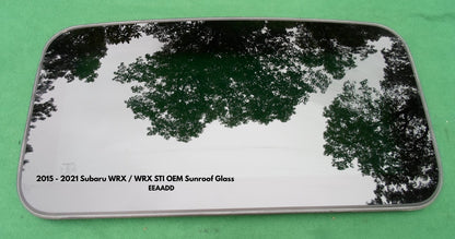 15 16 17 18 19 20 21 SUBARU WRX WRX STI OEM SUNROOF GLASS PANEL FREE SHIPPING!
