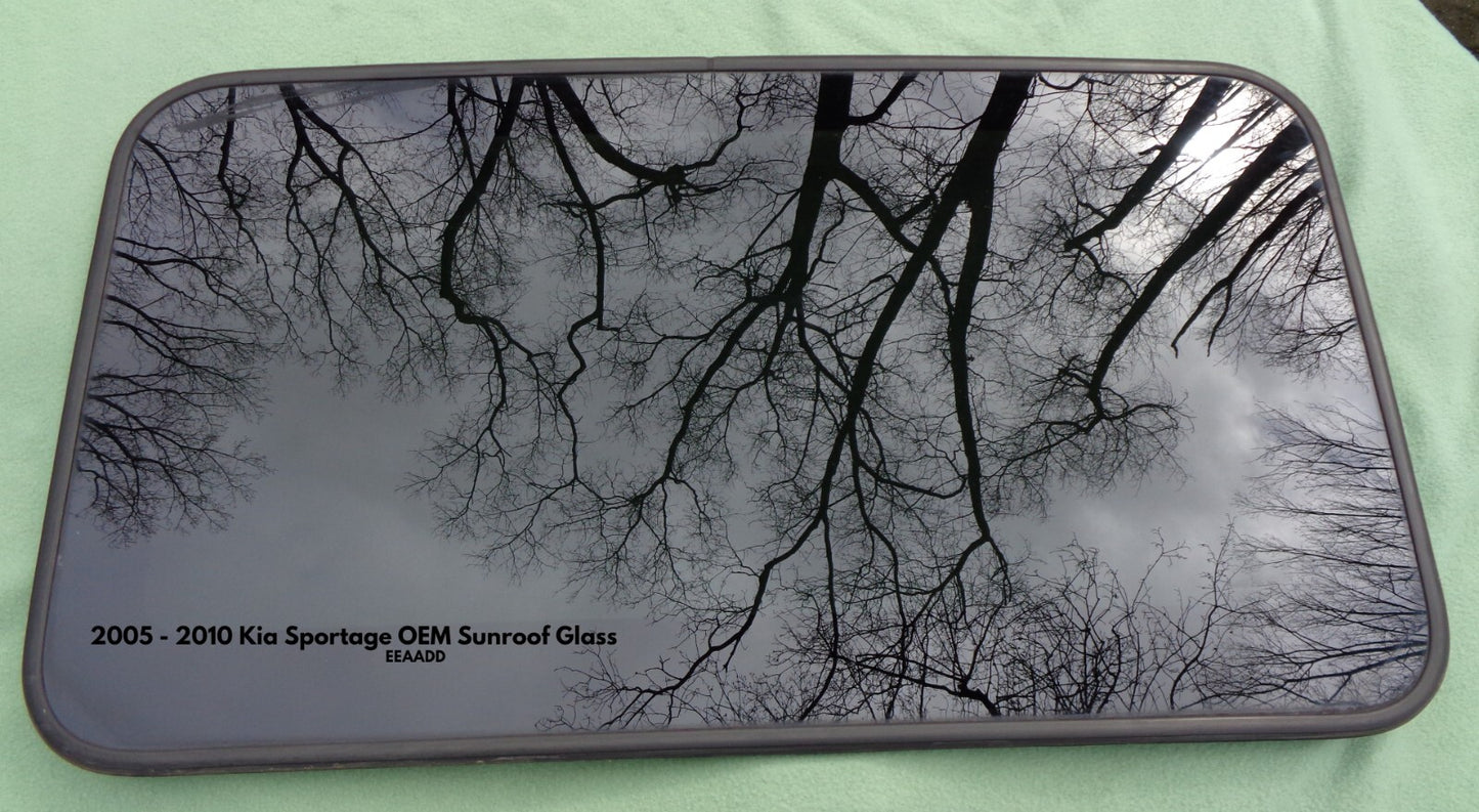 2005 - 2010 KIA SPORTAGE SUNROOF GLASS OEM FACTORY NO ACCIDENT FREE SHIPPING! - RarePartsFinder.Com