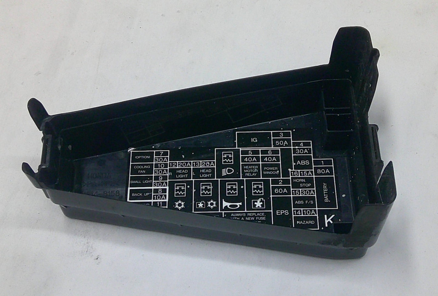 2006 - 2007 Honda Fit Fuse Relay Box Cover Lid 38251-SLN-A11  B12